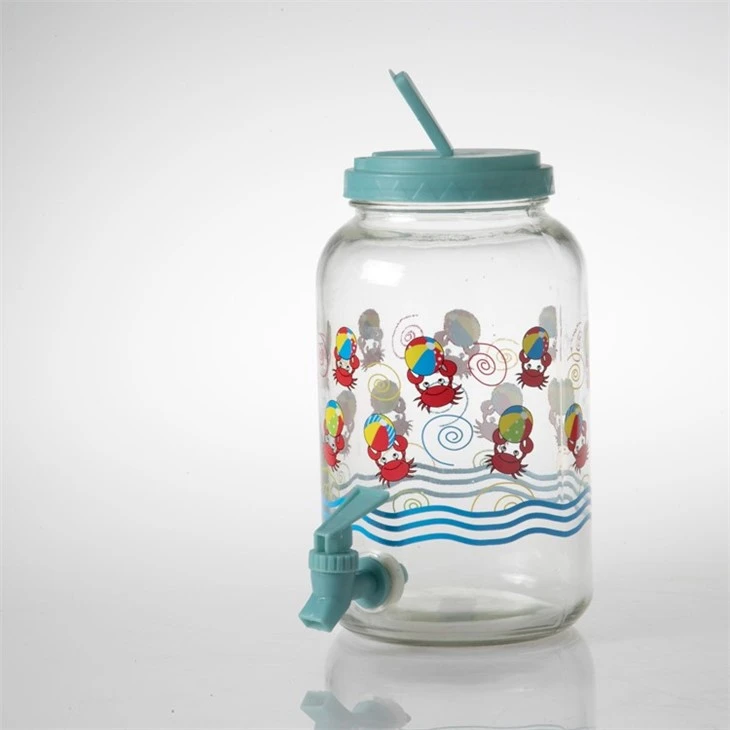 Glass Water Dispenser With Spigot