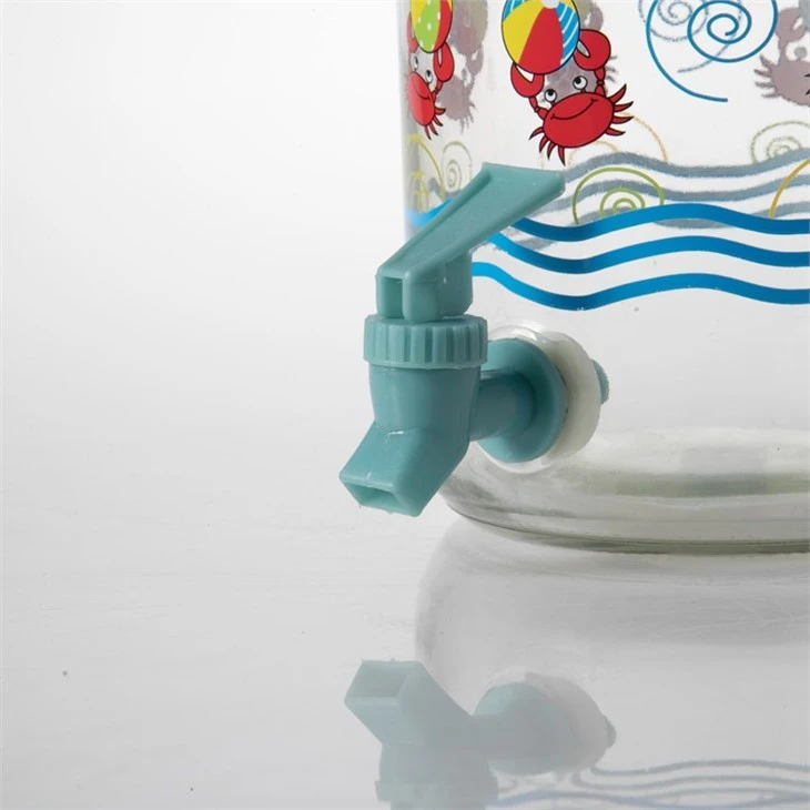 Glass Water Dispenser With Spigot