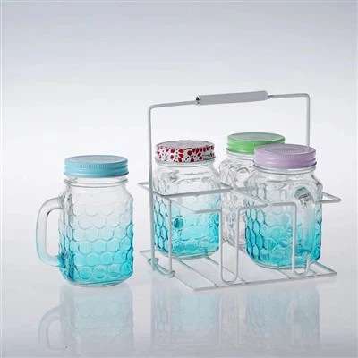 Gloiní Óil Blue Mason Jar