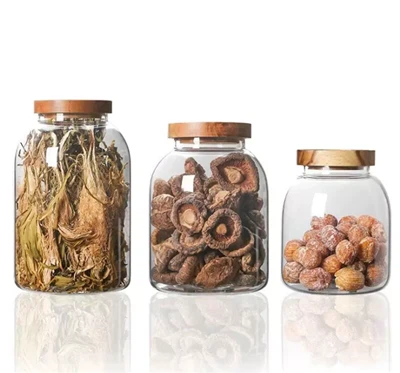 Prócaí Le Bia a Stóráil i nGloine atá Aerdhíonach